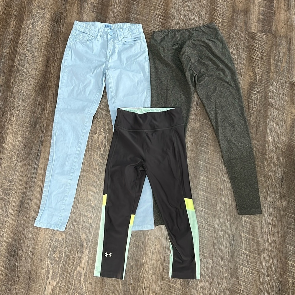 Set of 3 pairs of Girls Pants size small 10/12